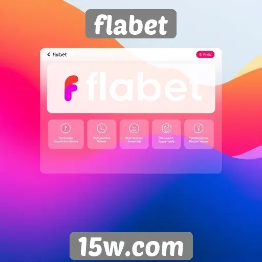 Interface do usuário do flabet é fácil de navegar